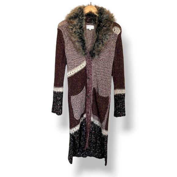 Anthro Angel of the North Sitka Long Cardigan Sz Small - Picture 1 of 8